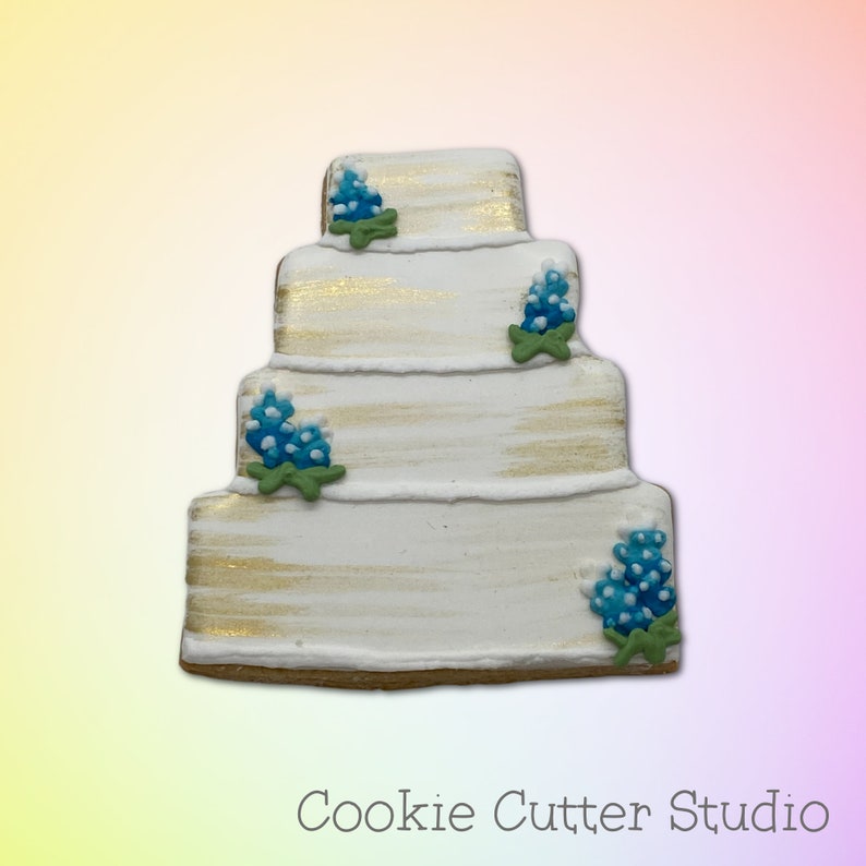Wedding Cake Cookie Cutter, Wedding Cookie Cutter image 1