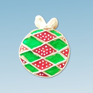 Cortador de galletas con forma de adorno navideño: plástico PLA apto para alimentos