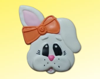 Girl Bunny Head Cookie Cutter, Easter Cookie Cutters