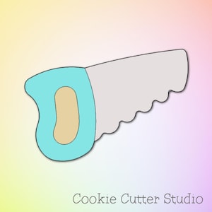 Saw Cookie Cutter: Construction Theme Treat Cutter