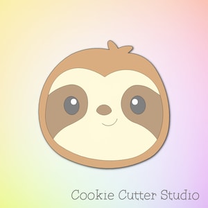 Sloth Cookie Cutter, Animal Cookie Cutters
