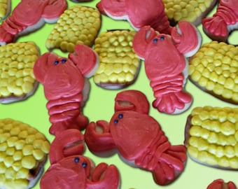 Koekjes uitsteker voor langoesten, koekjesvorm voor maïskolven, koekjesvormpjes voor langoesten