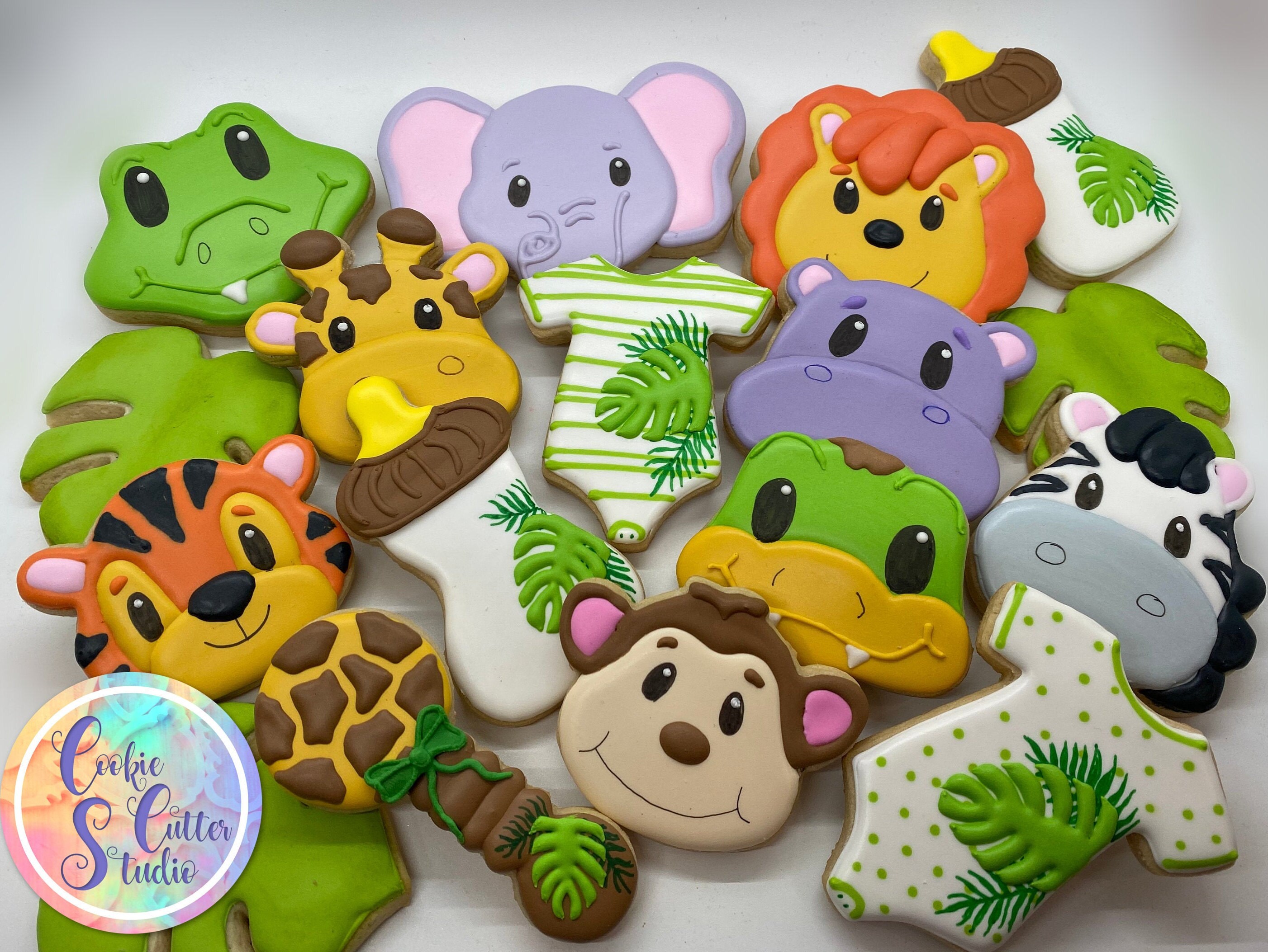 Elephant Cookie Cutter Jungle Animal Cookie Cutters Safari Etsy Australia