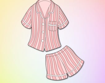 Cortadores de galletas de pijamas, juego de cortadores de galletas de pijamas