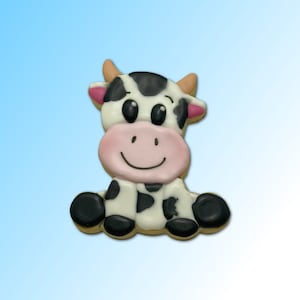 Bull Cookie Cutter: Food Safe PLA Plastic, Calf Animal Design