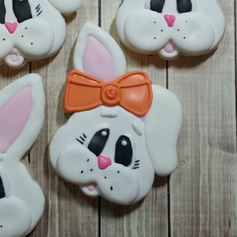 Girl Bunny Head Cookie Cutter Easter Cookie Cutters - Etsy