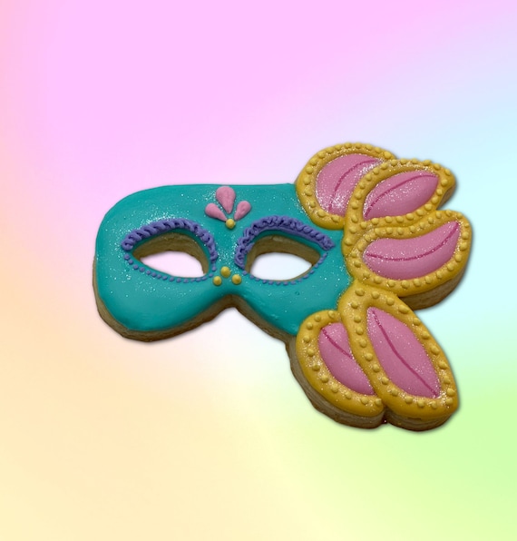 Mardi Gras Mask Cookie Cutter 1, Mardi Gras Cookie Cutters 