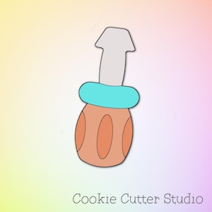 Screwdriver Cookie Cutter: Construction Tool Treat