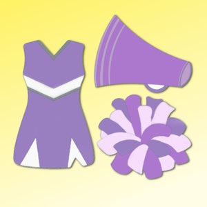 Cheerleading Cookie Cutter Set