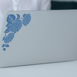 Hydrangea Corner SVG | Floral Hydrangea Border Cut File | Flower Head ...