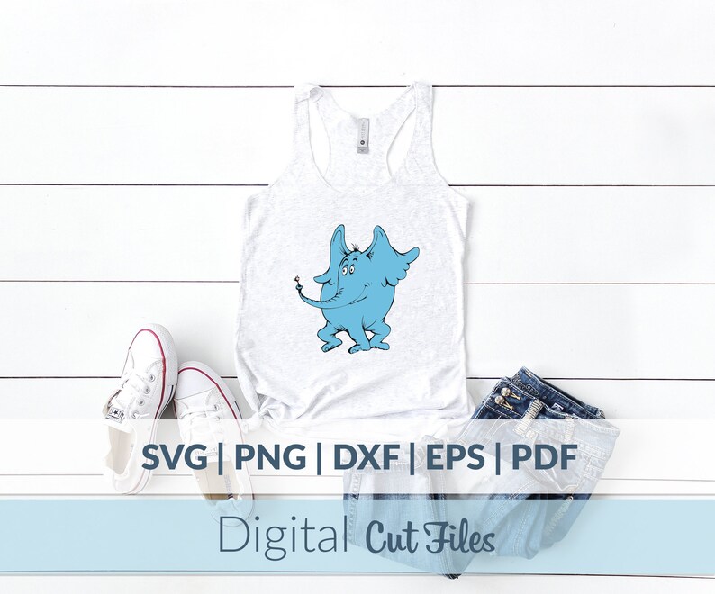 Dr Seuss Horton elephant from Horton hears a who SVG Png ...