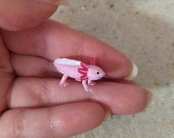 Ajolote en miniatura - Ajolote - Miniaturas - Jardín de hadas - Resina