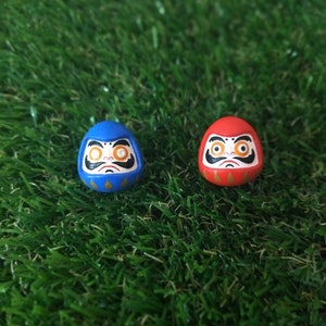Miniature Daruma - Daruma - Miniatures - Dollhouse - Resin