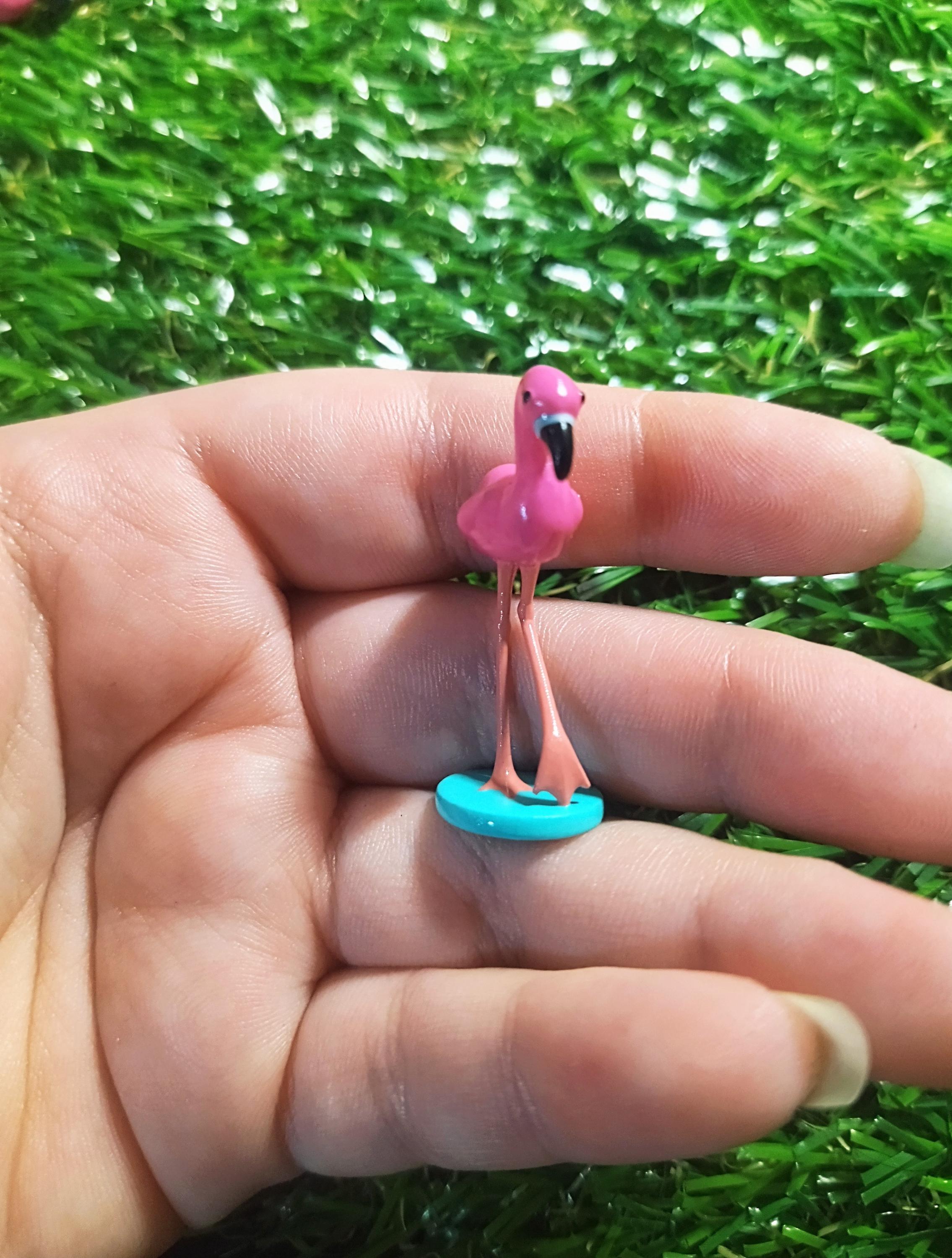 Mini Flamingo Miniature Flamingo - Flamingo- Miniature - Fairy Garden - Fairy Garden ...