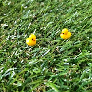Miniature Duck - Rubber Duck - Miniature - Fairy garden - Fairy Garden Duck - Resin