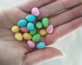 Miniature Easter Eggs - Easter - Handmade - Fairy Garden - Dollhouse Miniatures