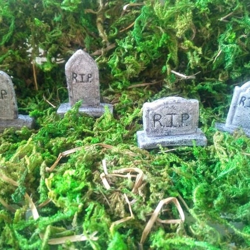 Pierre tombale miniature - Pierres tombales - Cimetière miniature - Pierres tombales du jardin des fées - Jardin des fées
