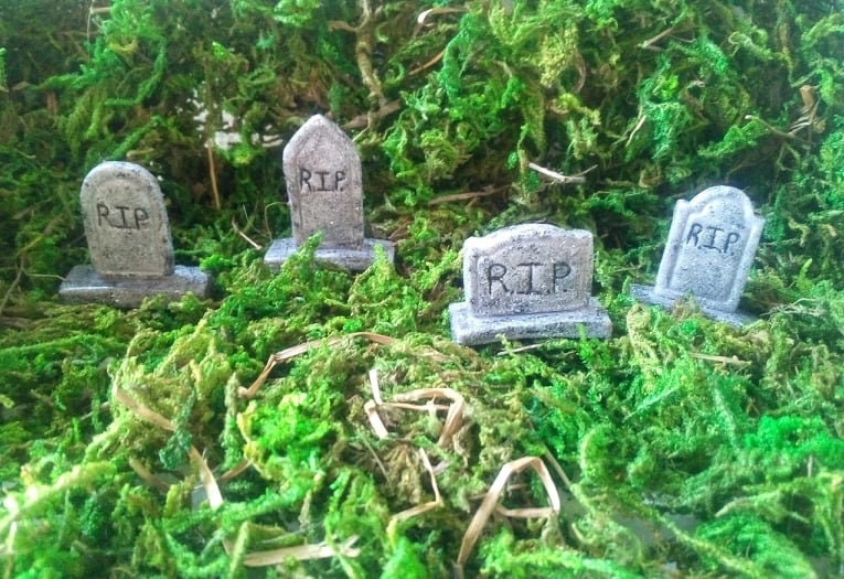 Miniature Tombstone - Tombstones - Miniature Graveyard - Fairy Garden ...