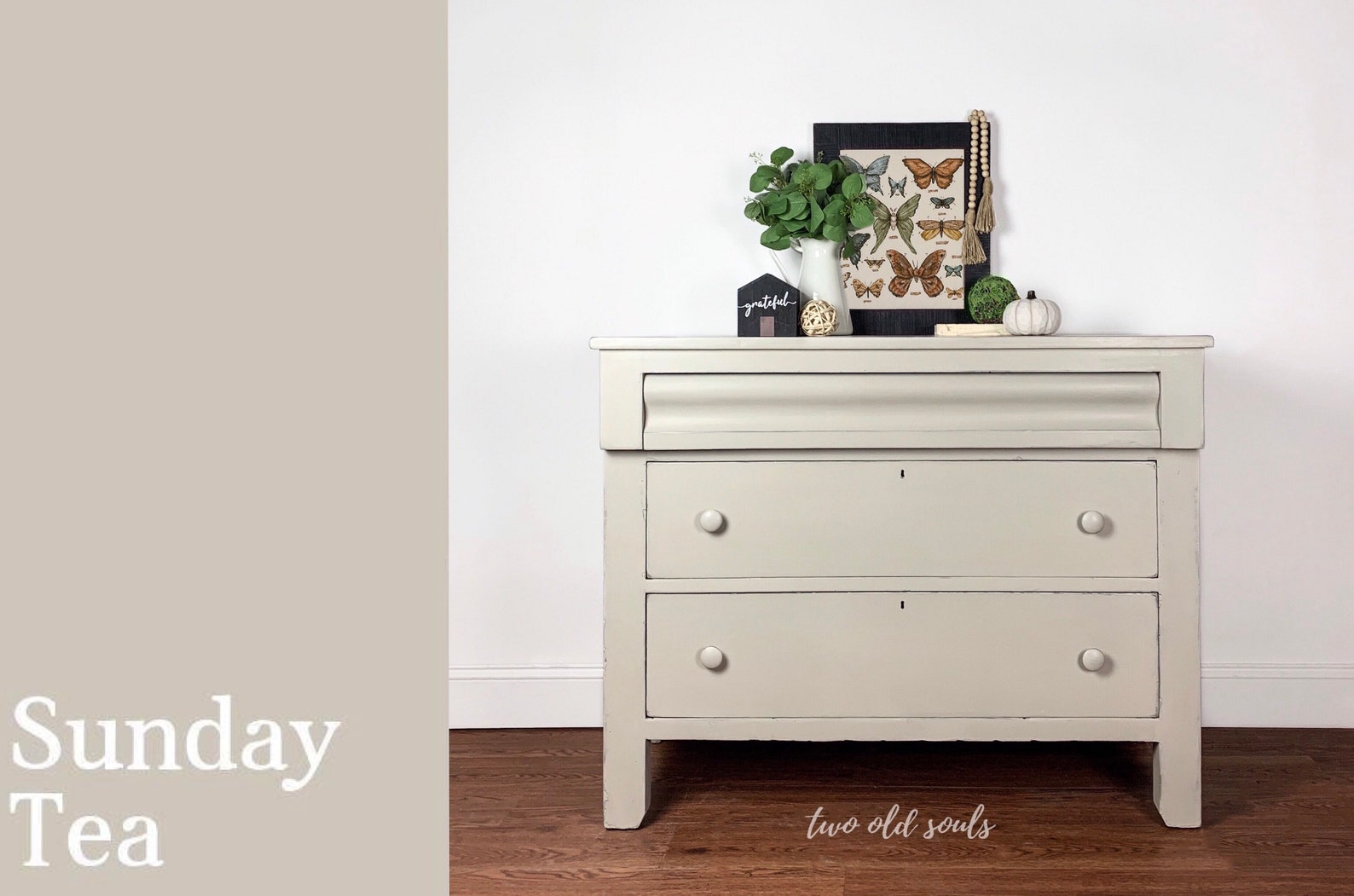 Country Chic Paint Sunday Tea Taupe All in One Chalk Style Etsy