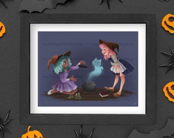 WITCH PRINT, Halloween, Witchcraft, Magic, Spell, digital ART print