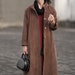 Beautiful Yellow Oversized Pockets Cotton Filled Corduroy Trench Winter