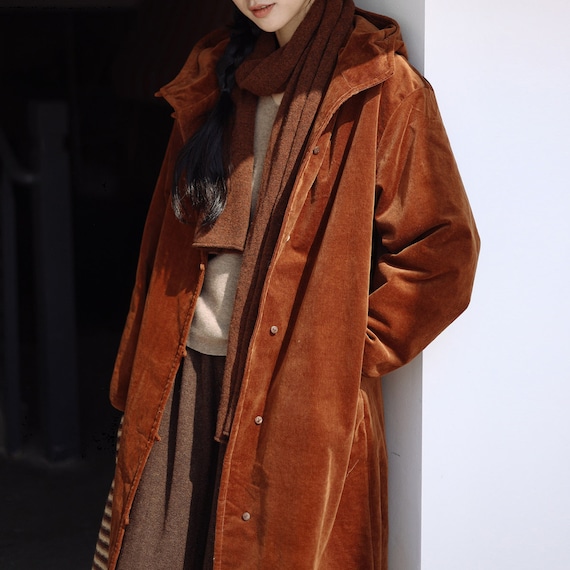 Cord trench coat 2025