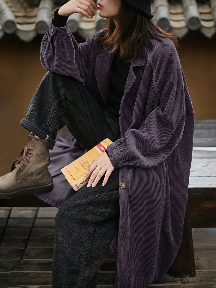 Long Sleeve Cardigan Trench Coat Design Sense Temperament Leisure