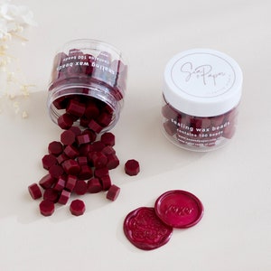 Perle di ceralacca Premium per vino / 100 pezzi