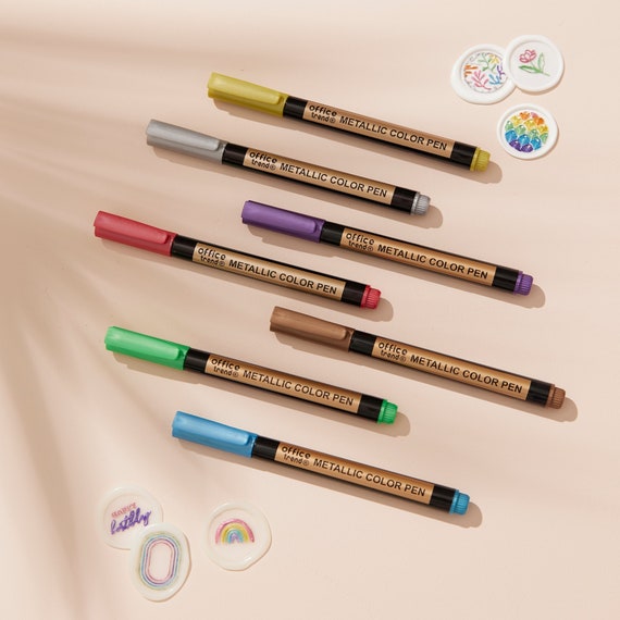 ANBOSE - Set di penne per ceralacca, 10 colori assortiti per decorare