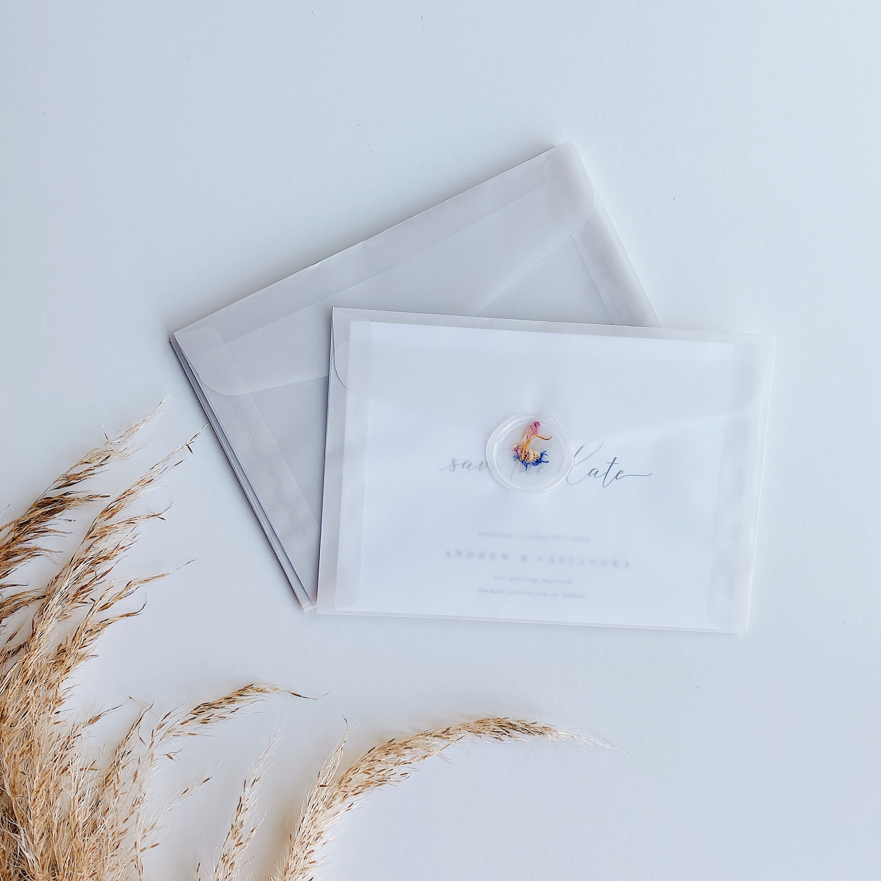 Vellum Envelope Translucent Envelope 10 PACK 3 Sizes Etsy