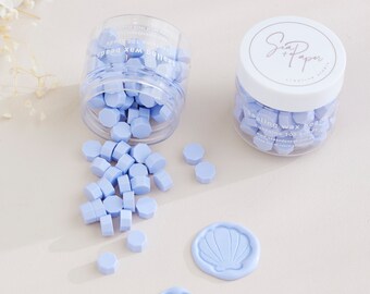bookbinding supplies sydney Sealing Wax Beads Periwinkle 100 pieces, Premium Wax Seal Beads, Wax Seal Stamp