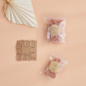 Double Arch Shape Paperclips - Rose Gold | Rose Gold Paperclips