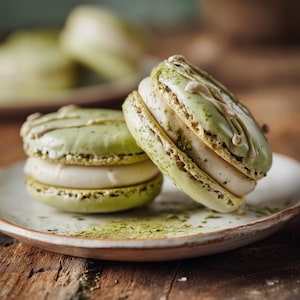 Matcha White Chocolate Macaron Bites Recipe PDF, Elegant Dessert, Easy Sweet Treat, Digital Download + Free Bonus