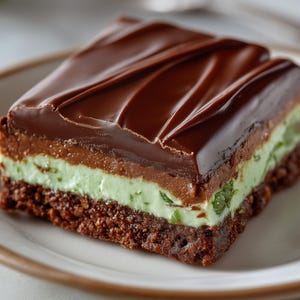 No Bake Chocolate Mint Grasshopper Bars Recipe PDF, Easy Creamy Mint Dessert, Quick No Bake Bar, Digital Download + Free Bonus
