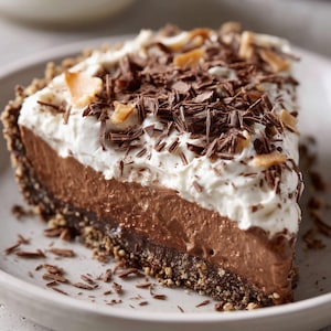 No Bake Vegan Mississippi Mud Pie Recipe PDF, Easy Chocolate Pie, Creamy Dairy Free Dessert, Digital Download + Free Bonus