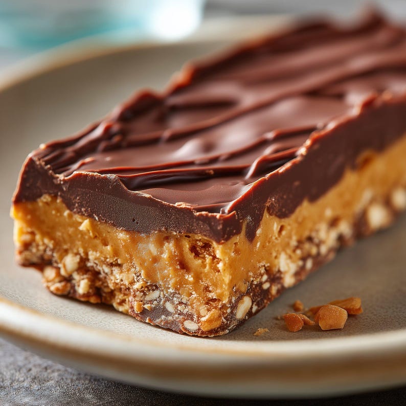 No Bake Peanut Butter Chocolate Bars Recipe PDF, Easy Dessert Bar ...