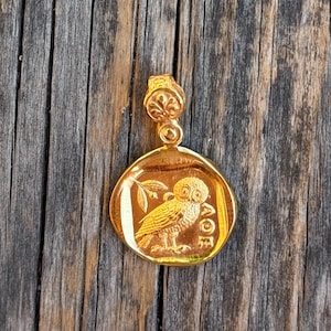 Ciondolo CIVETTA e ATENA