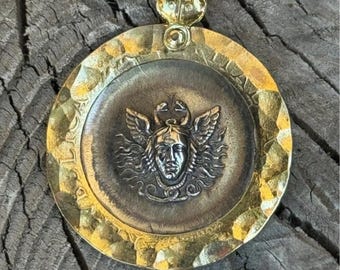 1000 lire MEDUSA pendant