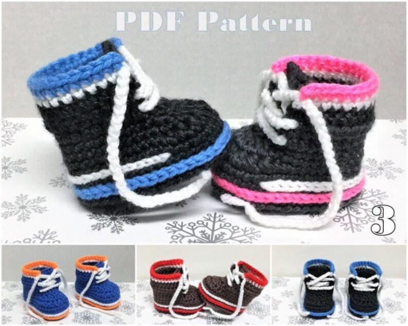 Crochet Pattern Discount Baby Shoes Newborn to 3 Months Etsy