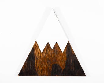 Cabin Decor, Lodge Decor, Rustic Home Decor, Mountain Wall Art, Rustic Cabin Decor, Mountain Wall Decor, Woodland Nursery Decor