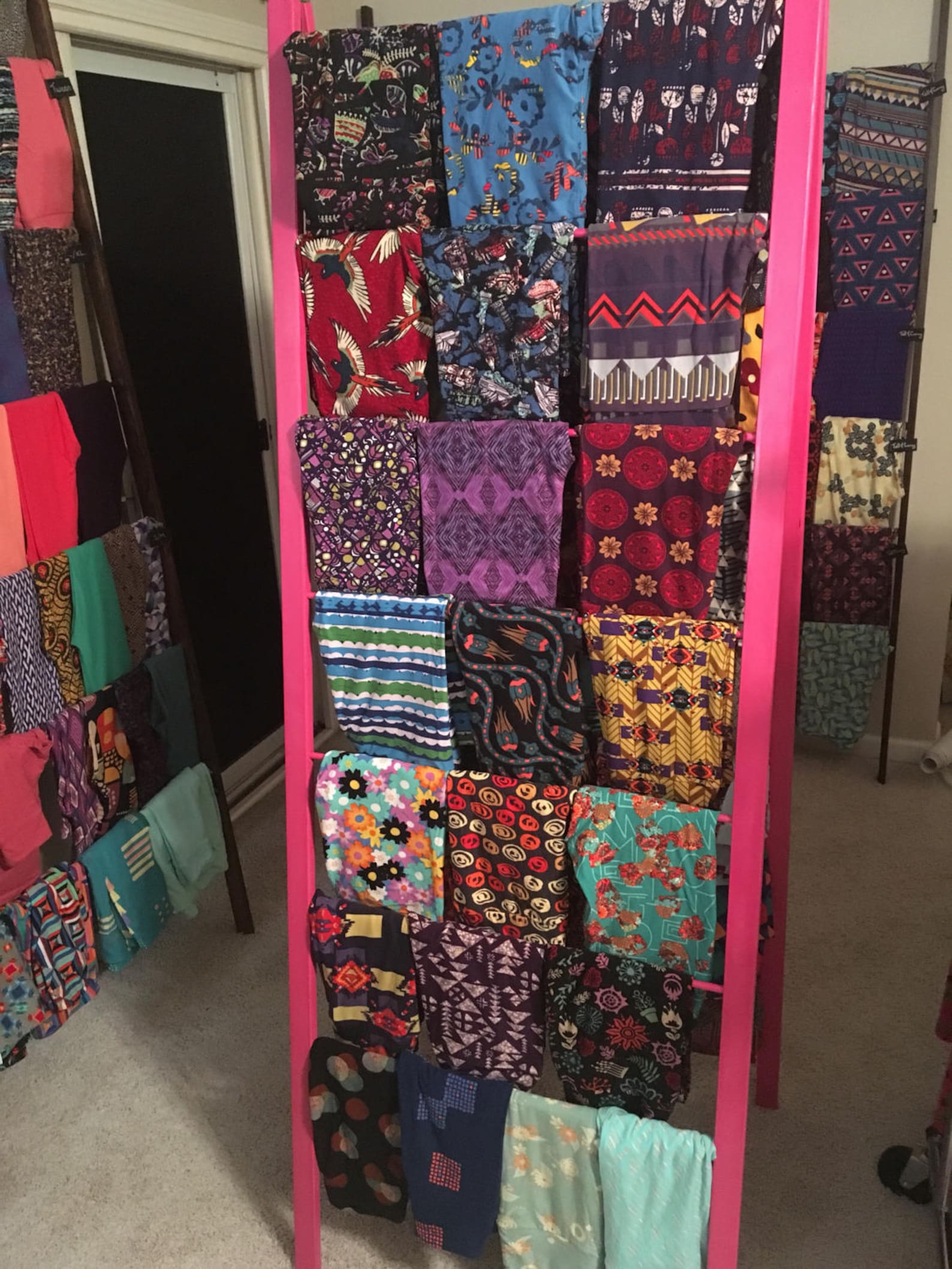 6 Ft Portable / Folding Leggings Display Ladder / Rack Home Boutique Etsy