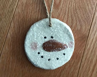 Circle Snowman Ornament