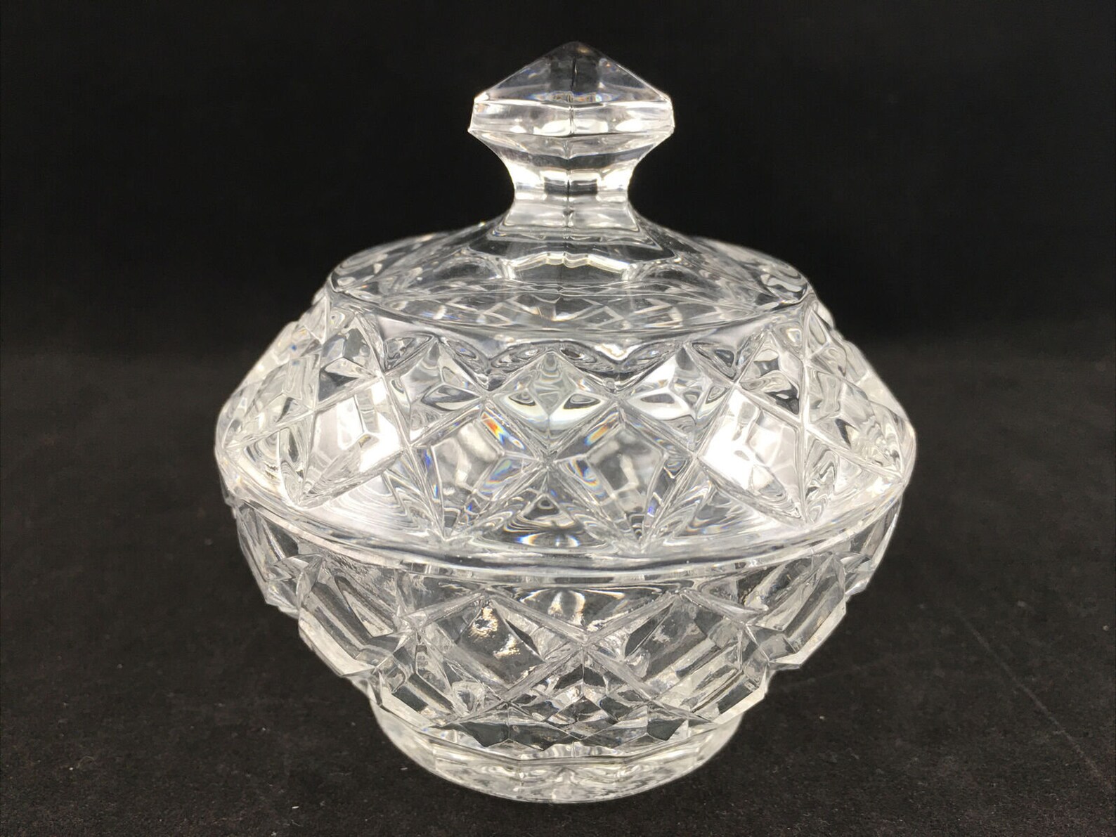 Bohemia Czech Republic 24 Lead Crystal Sugar Bowl and Creamer Etsy