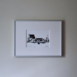 St Davids Cross, Giclee print, St Davids art print, Tyddewi, Pembrokeshire art print, Smallest city, Wall art, Gift for home, for traveller