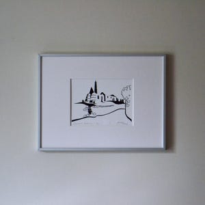 Catedral de Ardmore, Impresión giclée, Impresión artística de Waterford, Impresión artística de la catedral, Impresión artística de Irlanda, Impresión artística de pared, Regalo para el hogar, para viajeros