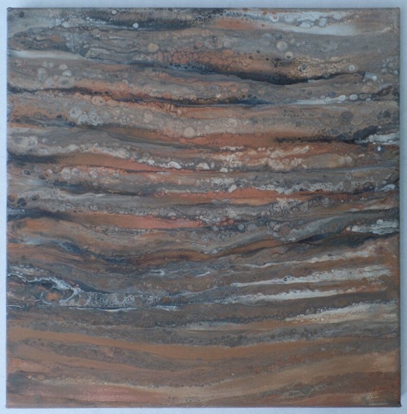 Sedona 14 x 14 Fluid Acrylic Painting on Canvas
