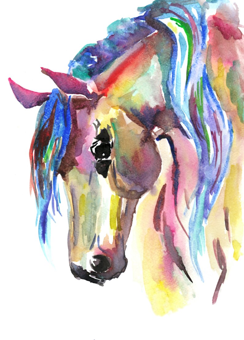 Custom rainbow Horse Eco tote bag made from recycled plastic bottles Horse tote bag Personalised Rainbow Horse