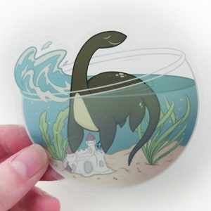 The Loch Ness Monster Terrarium Sticker