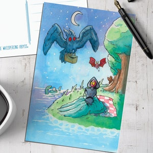 DÉGAGEMENT : Une carte postale de pique-nique de minuit - Mothman, Nessie, Jersey Devil, Fresno Nightcrawler, Bigfoot