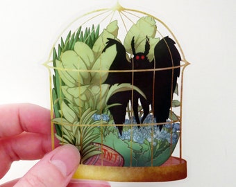 Adesivo Mothman Terrarium